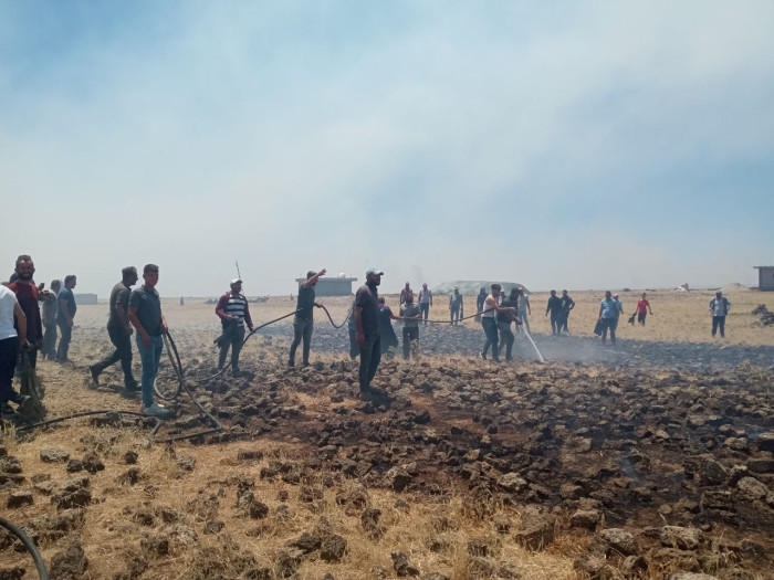 Mardin'deki yangınlar yerleşim yerlerine ilerliyor